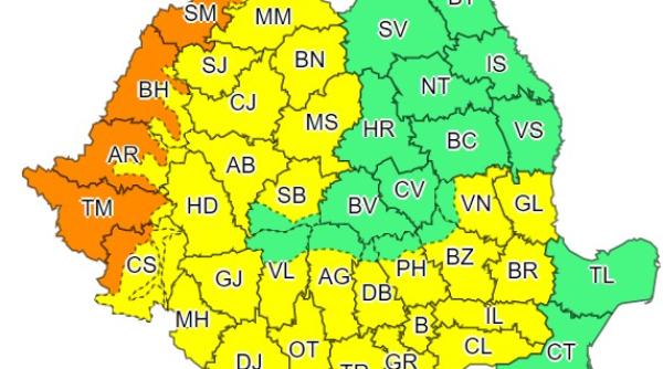 ALERTĂ de CANICULĂ. Cod PORTOCALIU și galben în peste jumătate de țară. HARTA