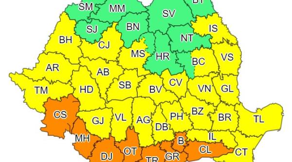 Codul portocaliu de CANICULĂ a fost PRELUNGIT. Află UNDE și până CÂND. HARTA
