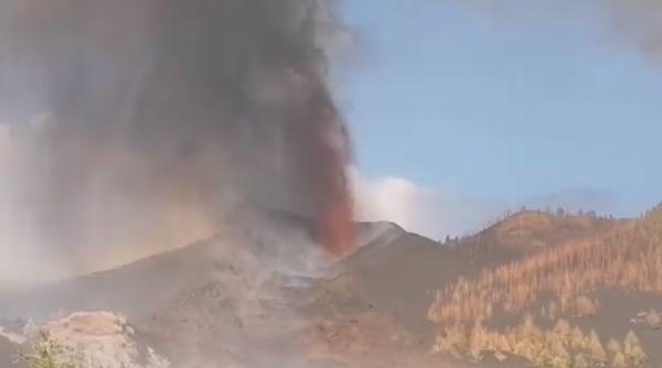 Vulcanul din La Palma înghite tot în cale. Mica economie a insulei, devastată. Imagini