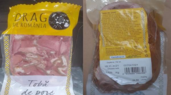 Tobă de porc, retrasă di galantarele Carrefour. Ce li se recomandă persoanelor care au consumat produsul
