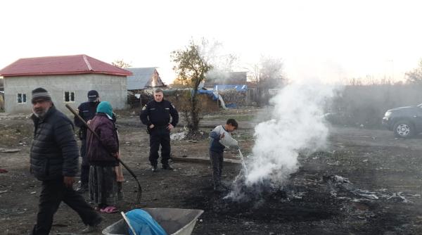 Rețineri în Sintești după o răzmeriță cu inspectorii de mediu