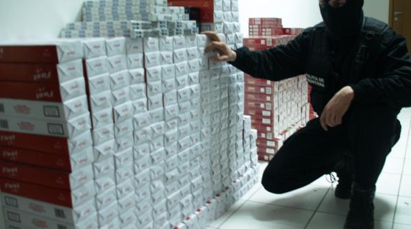 ”Afacere” cu țigări, destructurată la Botoşani. Poliția a confiscat 340.000 de ţigarete