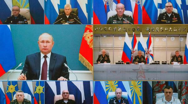 Putin a scos câteva arme nucleare! Vrea să le verifice VIDEO