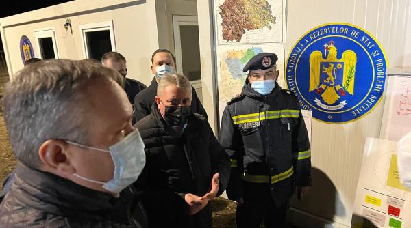 Premierul Ciucă, la graniţa cu Ucraina, împreună cu Dîncu, Bode, Rafila şi Arafat