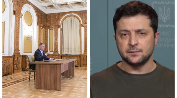 Iohannis - Zelenski, convorbire telefonică duminică seara