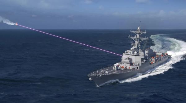 US Navy a testat un LASER de MARE PRECIZIE