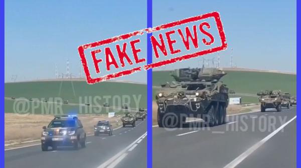 MApN semnalează un fake-news: Vehiculele americane nu pleacă din România spre Ucraina