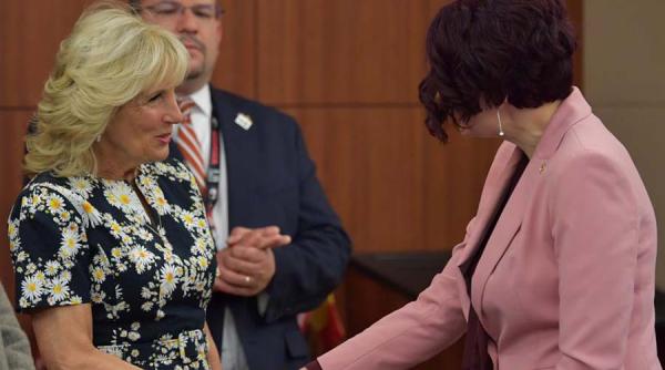 Mădălina Turza, întrevedere cu Jill Biden pe chestiunea refugiaților ucraineni