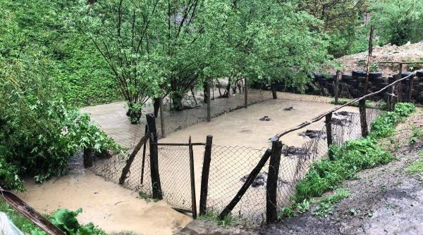 Inundaţii pe râurile din acest judeţ până la miezul nopţii