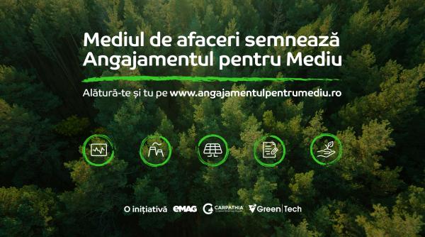eMAG, GreenTech și Fundația Conservation Carpathia lansează "Angajamentul pentru Mediu"