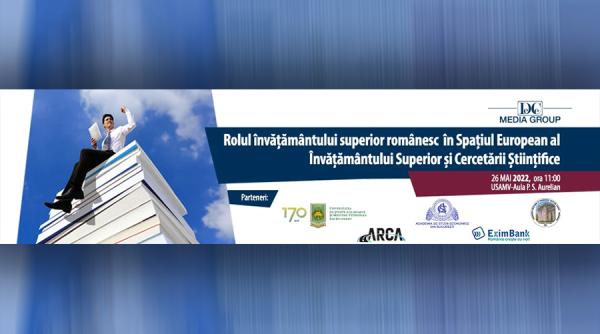 Rolul învățământului superior românesc în Spațiul European al Învățământului Superior și Cercetării Știintifice LIVE