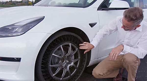 Goodyear testează noile cauciucuri fără aer