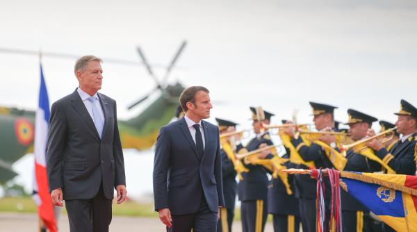 Macron îi îndeamnă, din România, pe Putin şi pe Zelenski să negocieze: Acest lucru va trebui să se întâmple la un moment dat 