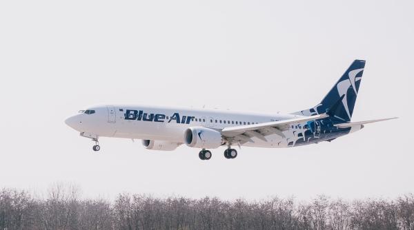 ANPC: În ultimul an, Blue Air a anulat 11.289 de zboruri și a plătit milioane de lei