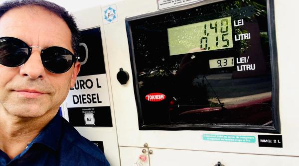 Dan Negru, protest la benzinărie: România are petrol și totuși vinde scump. Din cauza lăcomiei alor noștri! 
