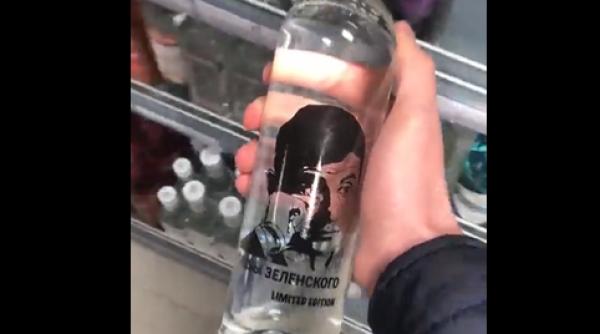 Vodka scoasă de ruși - "Lacrimile lui Zelenski" (VIDEO)