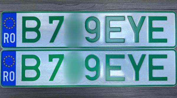 A fost emis primul număr de înmatriculare verde. De ce are această culoare