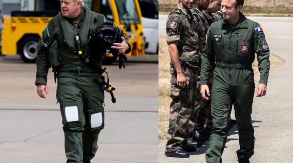 Boris Johnson și Emmanuel Macron, loviți de sindromul Top Gun
