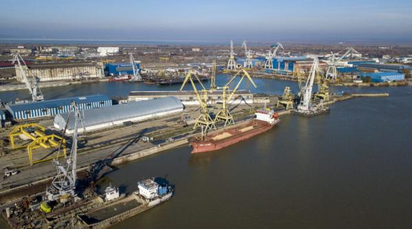 Primul tren cu cereale din Ucraina, adus în Portul Galați