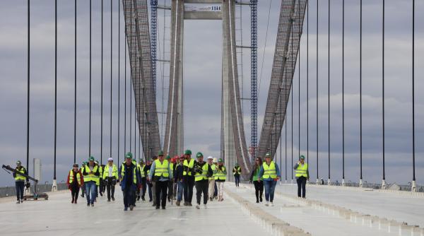 Podul care va schimba județul Tulcea. Horia Teodorescu: Acum 15 ani nimeni nu credea  în această investiție 