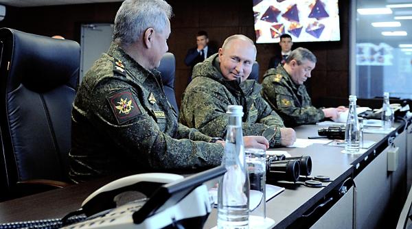 Putin a condus personal un exercițiu de lansare a unui atac NUCLEAR VIDEO