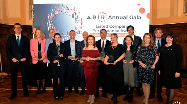 GALA ARIR 2022: 13 companii listate la bursă premiate pentru excelență în Relația cu Investitorii