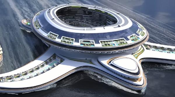 Orașul plutitor în formă de broască țestoasă de 5 miliarde de dolari din Arabia Saudită