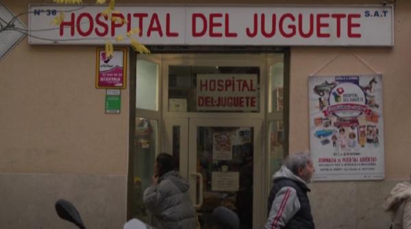 Ultimul Crăciun al "spitalului de jucării” din Madrid VIDEO