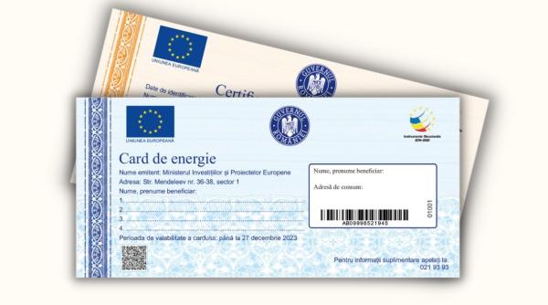 Oficial: Miercuri începe tipărirea cardurilor de energie. Când ajung la români