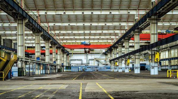 Producţia industrială din România, scădere semnificativă