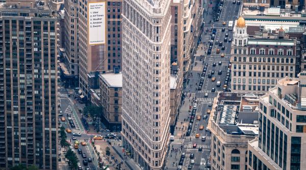 Celebra clădire "Flatiron" din New York, vândut la licitație