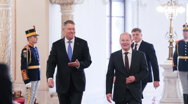 Iohannis la întâlnirea cu Scholz: România îşi îndeplineşte rolul de garant al securităţii la frontiera externă; aderarea la Schengen va consolida spaţiul