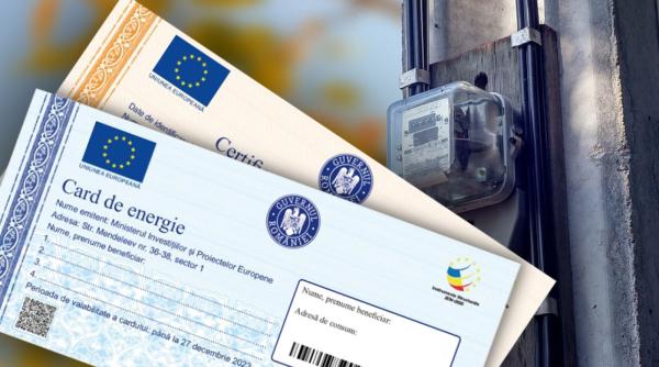 Cardul de energie. Se apropie termenul limită până la care pot fi efectuate plăţile aferente primei tranşe de bani, de 700 lei