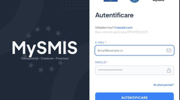 MySMIS2021. S-a lansat platforma prin care vor fi depuse toate proiectele pentru cele 46 miliarde euro din Politica de Coeziune 2021-2027