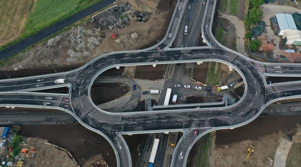 Pasajul de la Popeşti Leordeni, de pe Centura Capitalei, se deschide circulației