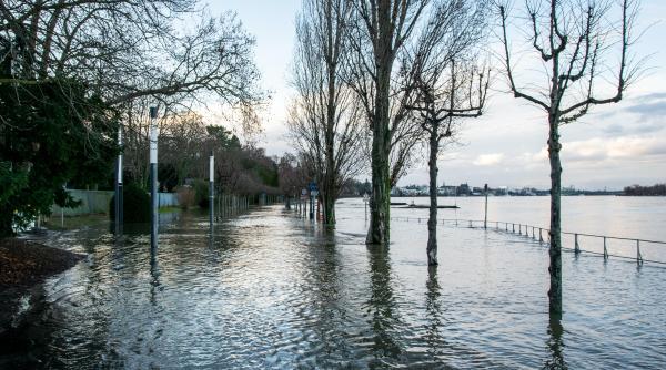 Pericol de inundații pe râuri din cinci județe. S-a emis Cod roșu de viituri