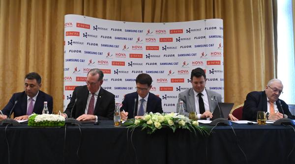 Nuclearelectrica și alte cinci companii semnează un memorandum pentru implementarea centralelor NuScale VOYGR™ în Europa Centrală și de Est și în România