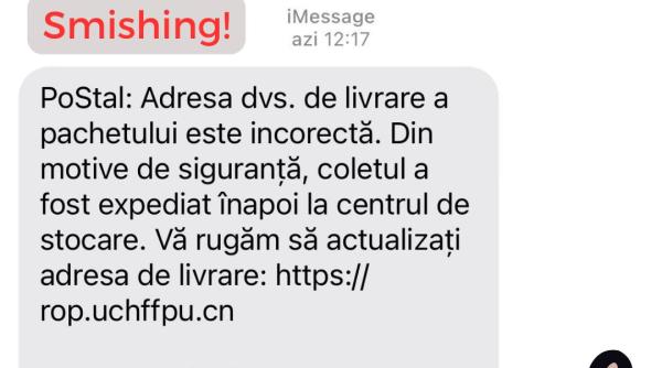 Tentativă de fraudă propagată prin SMS. Cum să vă daţi seama că e vorba de o înşelătorie