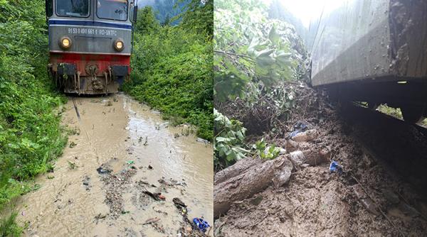 Circulația feroviară, afectată pe mai multe trasee din cauza vremii nefavorabile