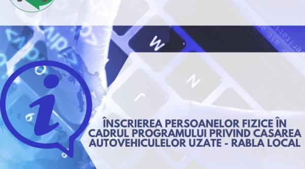 Înscrieri Rabla Local. AFM, informaţiile zilei