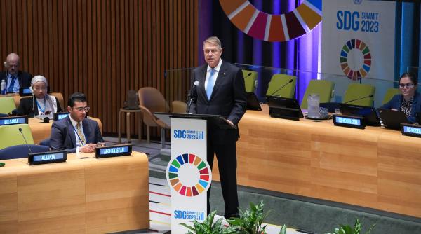 Klaus Iohannis, la ONU: Regiunea Mării Negre trebuie protejată împotriva efectelor războiului Rusiei împotriva Ucrainei