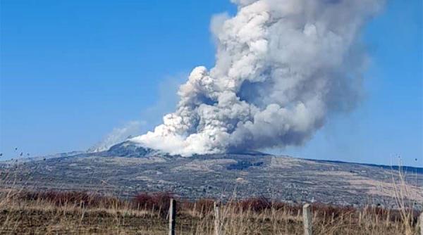 Al doilea incendiu în Dâmbovița în doar câteva zile