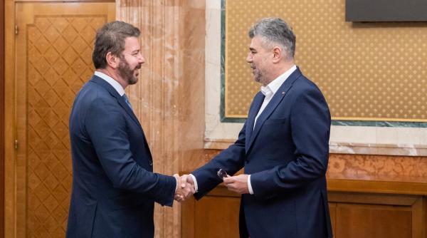 Ciolacu, întâlnire cu miliardarul Daniel Dines, CEO UiPath