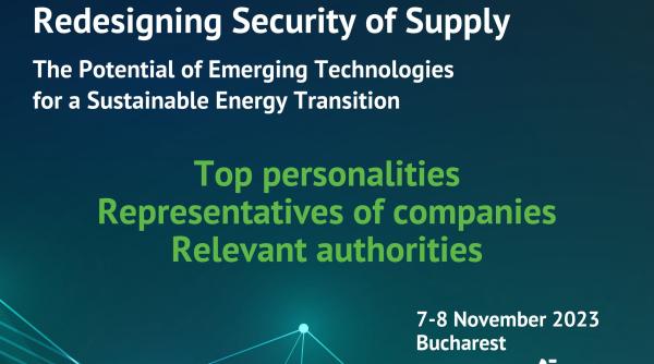 Romanian International Gas Conference 2023: Redefinirea securității aprovizionării, conferință LIVE