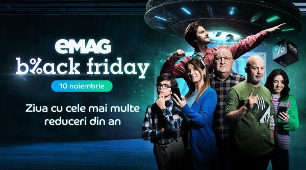 eMAG Black Friday depășește 3 milioane de oferte, dintre care 2 milioane la cel mai bun preț din an 
