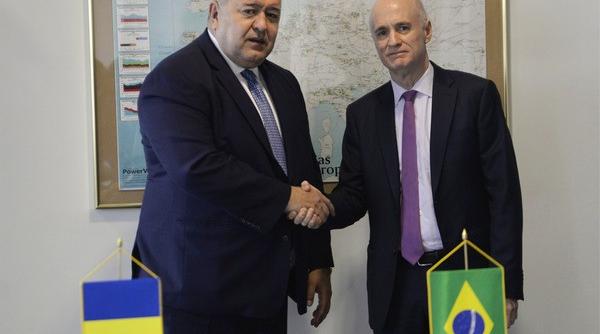 Mihai Daraban, președintele CCIR, întâlnire cu noul ambasador al Republicii Federative Brazilia în România