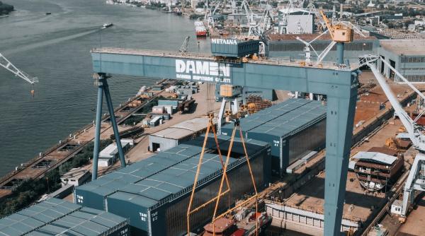 Investiție importantă pe Șantierul Naval Damen Galați 