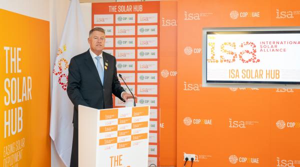 Klaus Iohannis, la COP28: Puţini știu că România și-a redus emisiile de gaze cu peste două treimi, în ultimele trei decenii