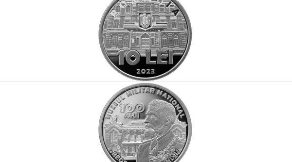 BNR a lansat o monedă de argint, cu ocazia împlinirii a 100 de ani de la înființarea Muzeului Militar Național Regele Ferdinand I