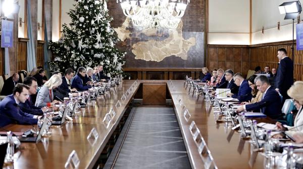 Şedinţă de Guvern, 21 decembrie. Proiecte importante pentru români şi pentru mediul de afaceri, pe agendă